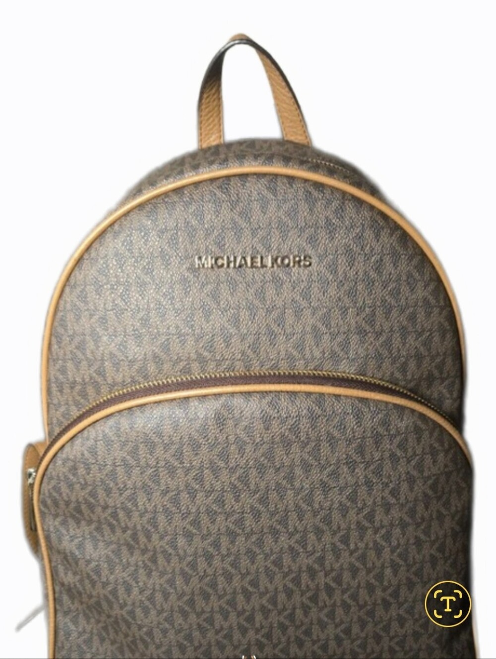 Michael Kors Brown Monogram Backpack